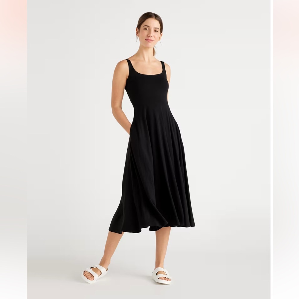 See you Monday drop waist fit and flare dress S